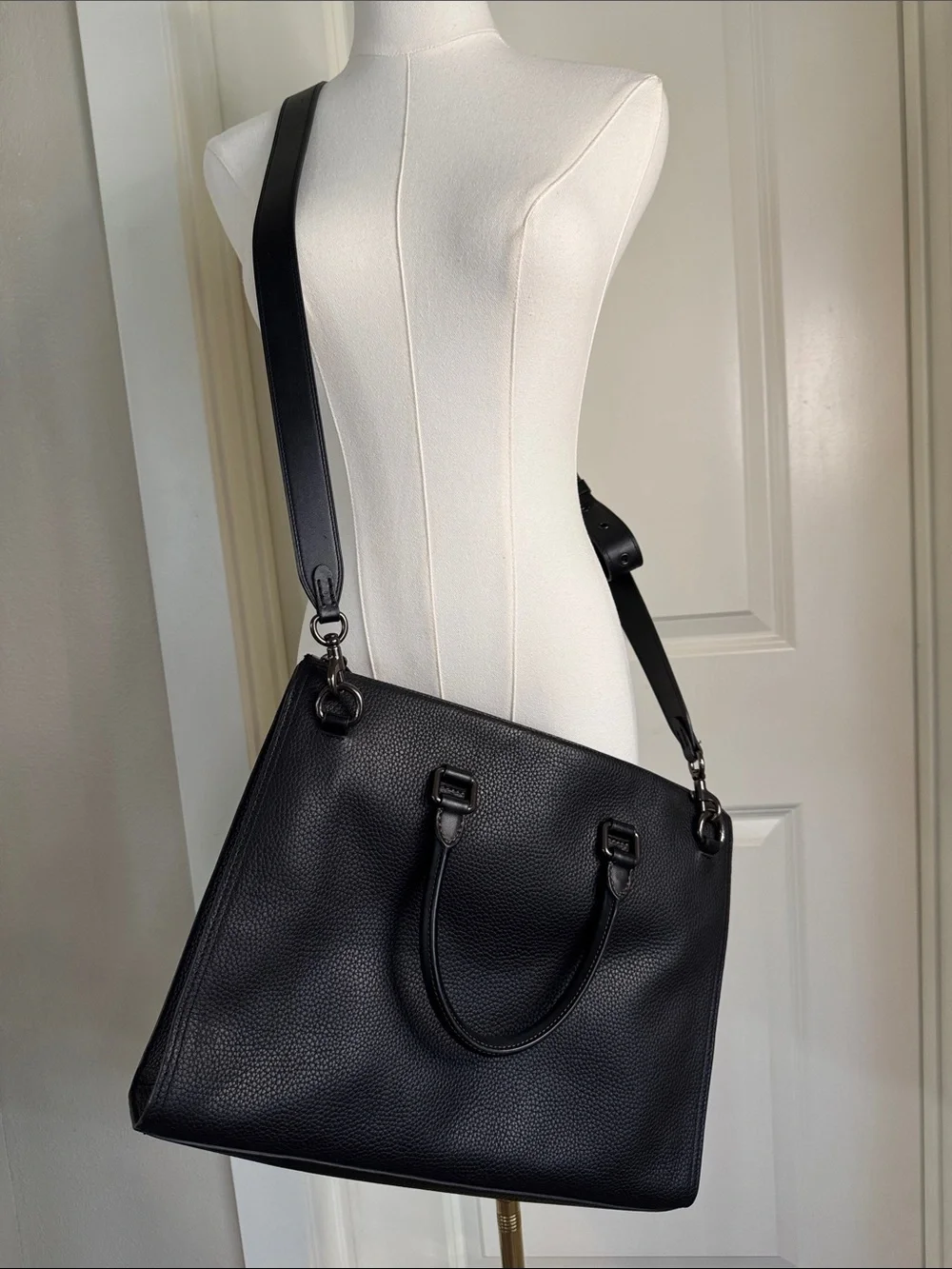 Coach pebbled leather
